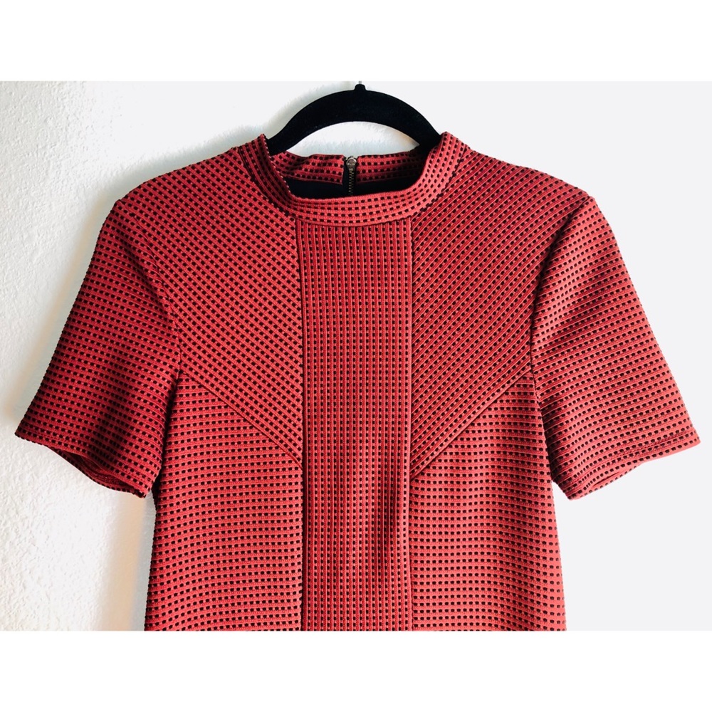 BRITISH!🇬🇧Topshop Women’s 1960s Style Checked Mini (Shift Style) Dress💚 - Picture 5 of 11